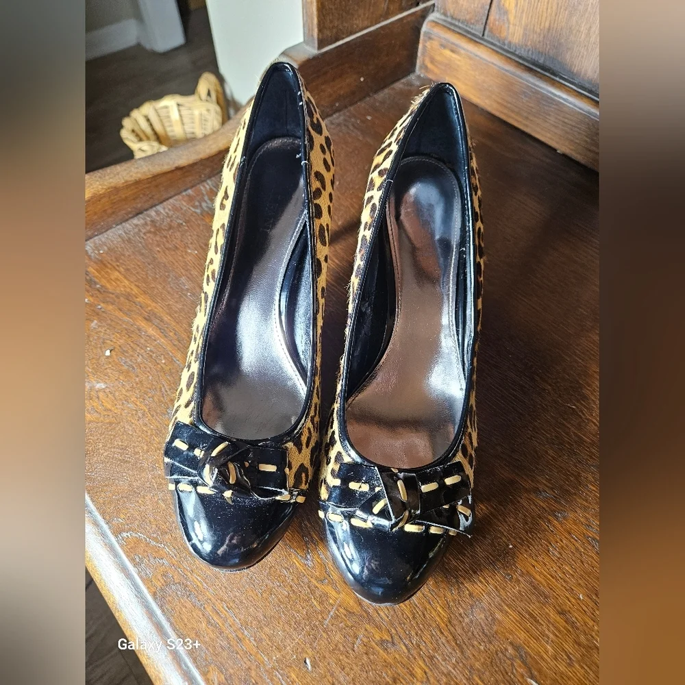 Leopard Print Heels - Picture 2 of 14